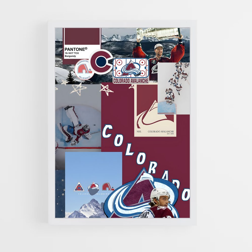 Poster Avalanche Mystique – affiche Hockey sur glace (vue 3)